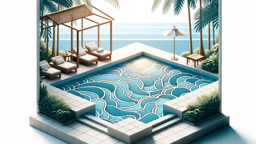 Ocean Wave Tiles Unique Elegance in Pools