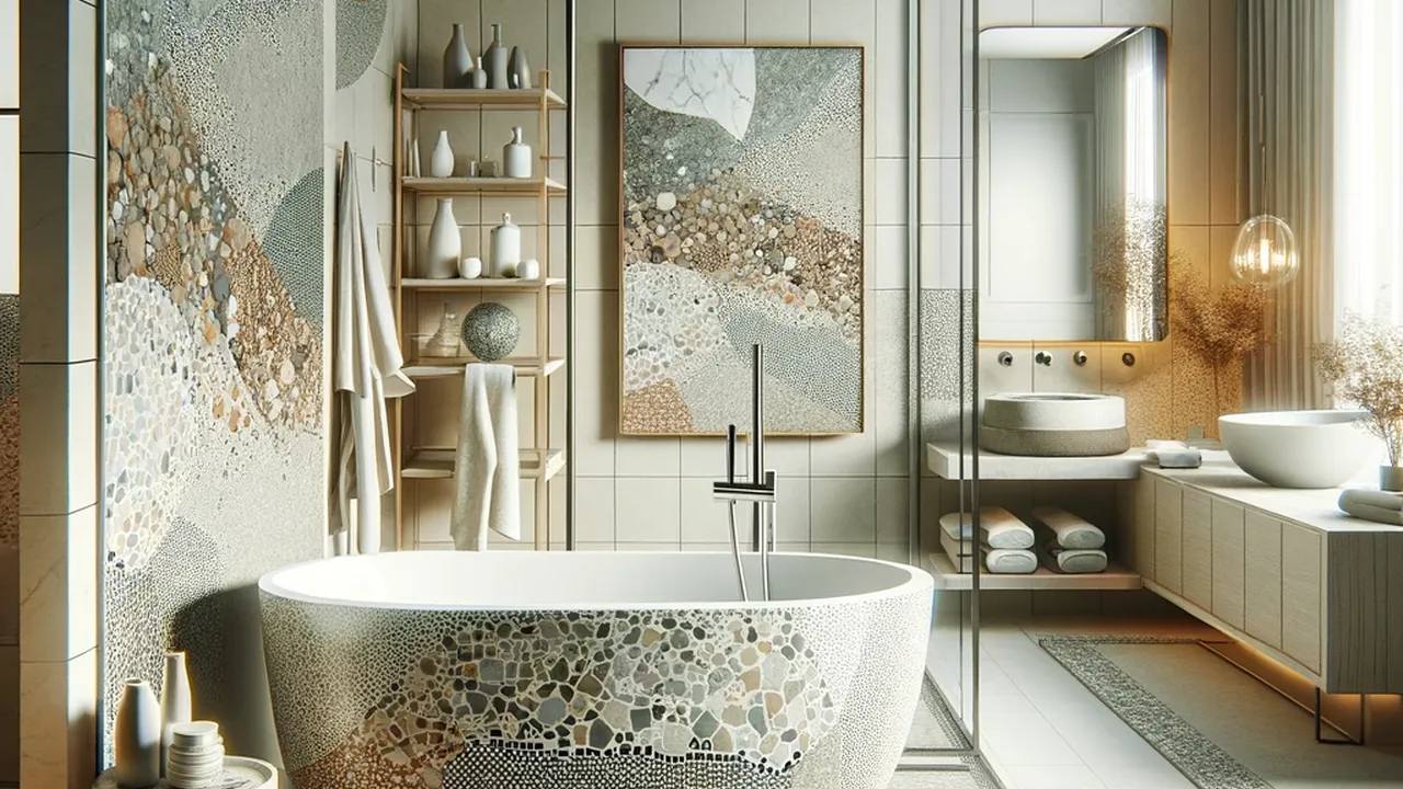 Terrazzo Bathtub Ideas for Modern Luxury